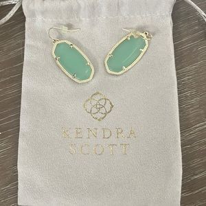 Kendra Scott teal earrings